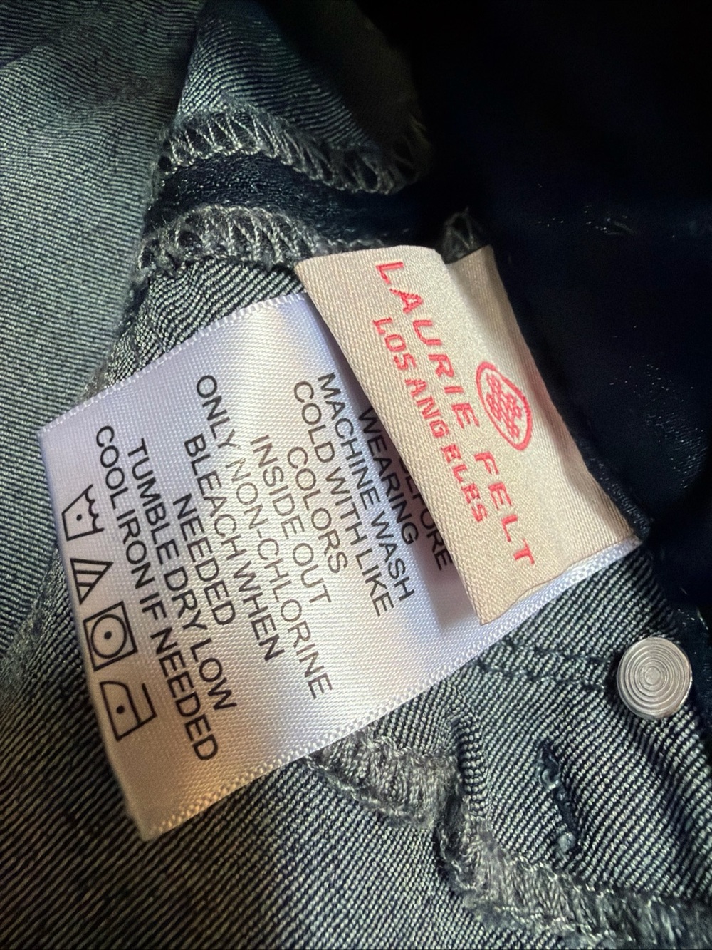 Laurie Felt Womens Floral Embroidered Bootcut Cropped Jeans size 32 - Picture 5 of 11